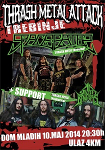 Thrash metal attack Trebinje